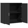Schwarzes Sideboard Caval 79x38x80cm (Holz)
