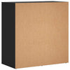 Schwarzes Sideboard Caval 79x38x80cm (Holz)