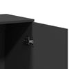 Schwarzes Sideboard Caval 79x38x80cm (Holz)