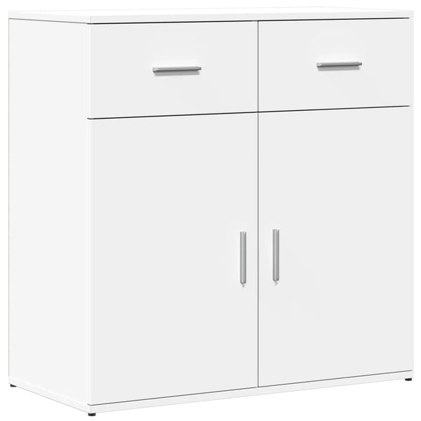 Weißes Sideboard Demean 79x38x80cm (Holz)