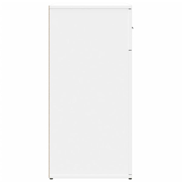 Weißes Sideboard Demean 79x38x80cm (Holz)