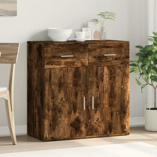 Räuchereiche Sideboard Demean 79x38x80cm (Holz)