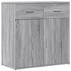 Graues Sideboard Demean 79x38x80cm (Holz)