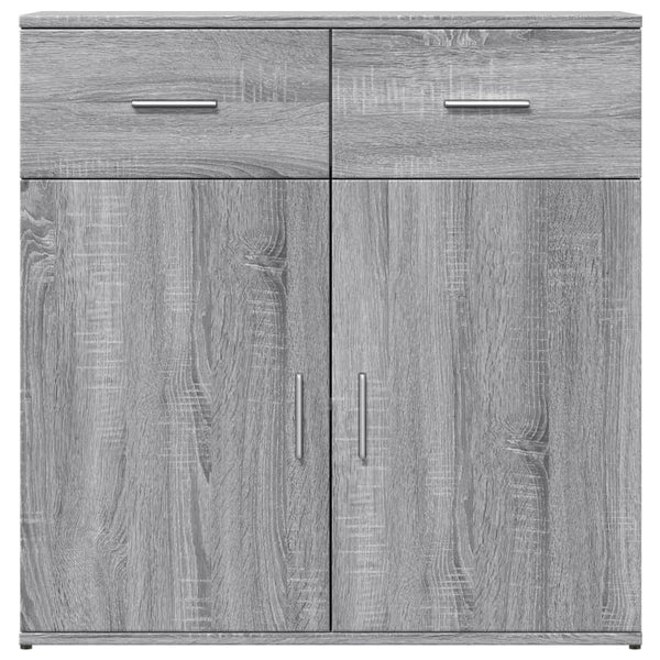 Graues Sideboard Demean 79x38x80cm (Holz)