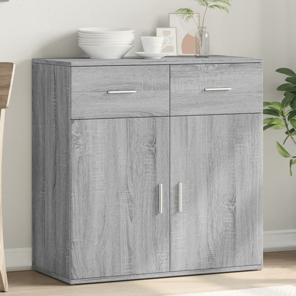 Graues Sideboard Demean 79x38x80cm (Holz)
