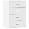 Weißes Sideboard Vicuta 60x39x80cm (Holz)