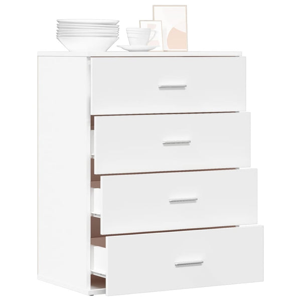 Weißes Sideboard Vicuta 60x39x80cm (Holz)