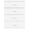 Weißes Sideboard Vicuta 60x39x80cm (Holz)