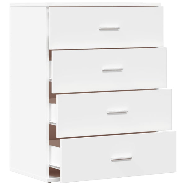 Weißes Sideboard Vicuta 60x39x80cm (Holz)