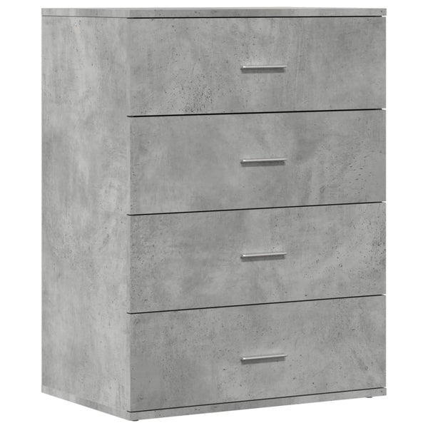Betongraues Sideboard Vicuta 60x39x80cm (Holz)