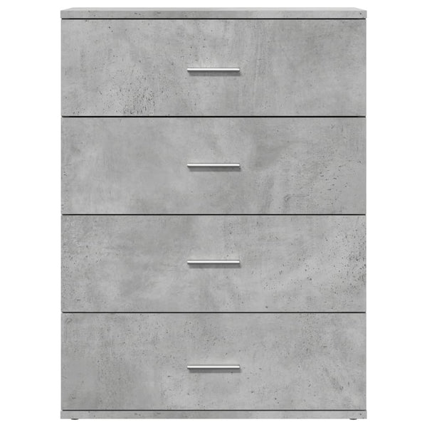 Betongraues Sideboard Vicuta 60x39x80cm (Holz)