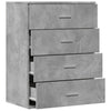 Betongraues Sideboard Vicuta 60x39x80cm (Holz)
