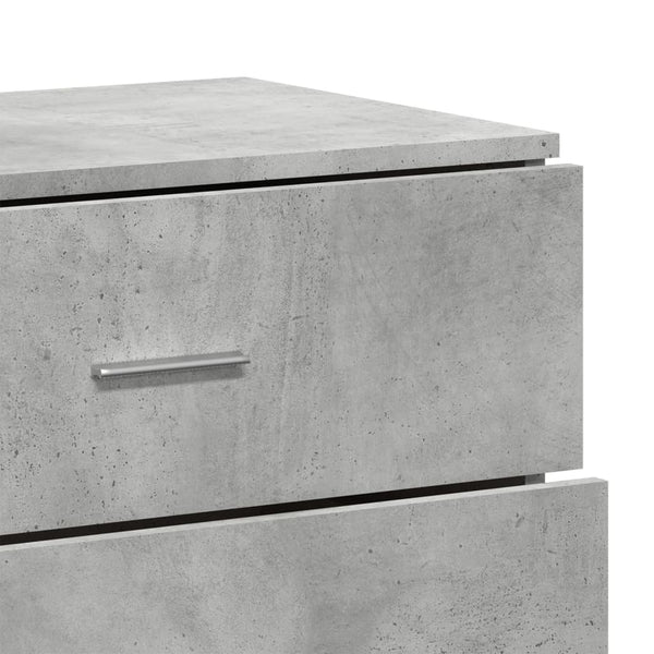 Betongraues Sideboard Vicuta 60x39x80cm (Holz)