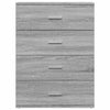 Graues Sideboard Vicuta 60x39x80cm (Holz)