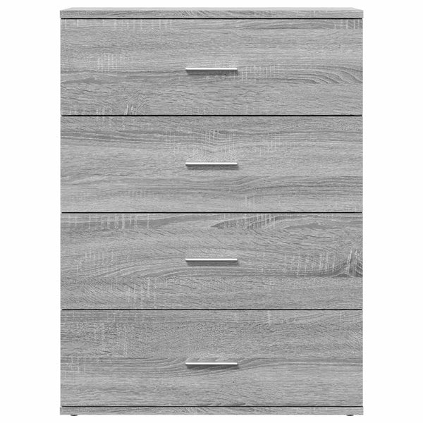 Graues Sideboard Vicuta 60x39x80cm (Holz)