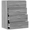 Graues Sideboard Vicuta 60x39x80cm (Holz)