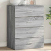 Graues Sideboard Vicuta 60x39x80cm (Holz)