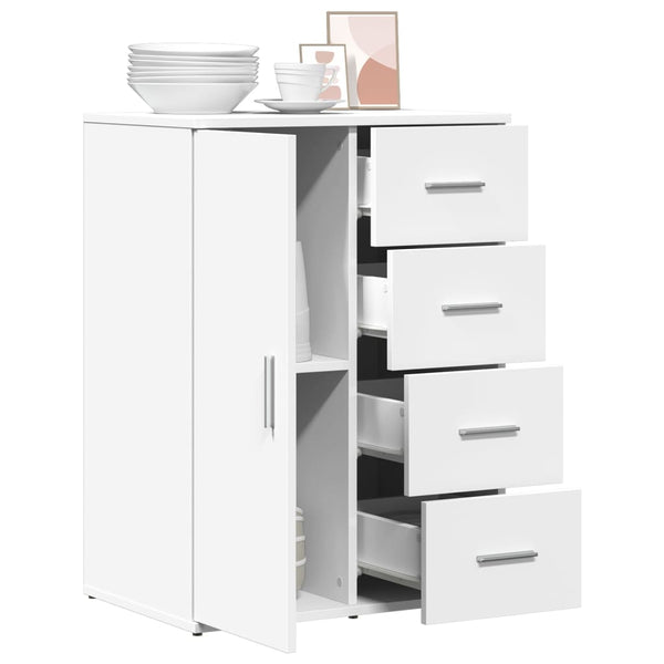 Weißes Sideboard Lelica 59x39x80cm (Holz)