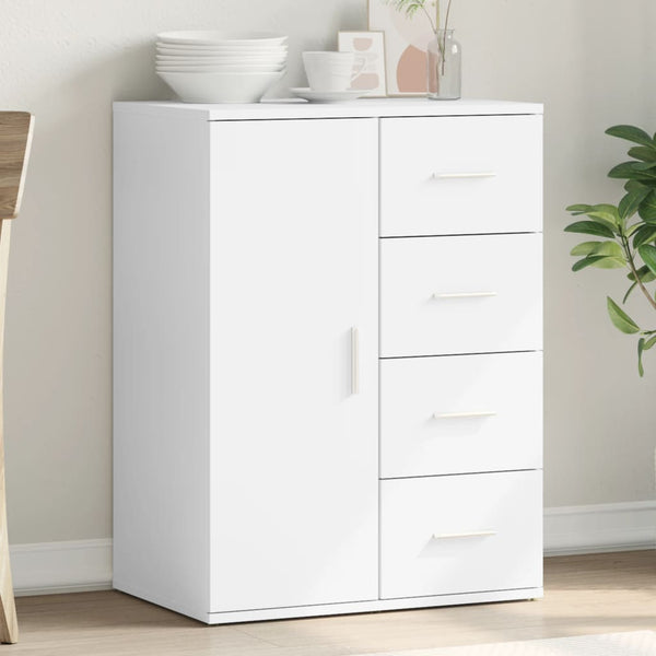 Weißes Sideboard Lelica 59x39x80cm (Holz)