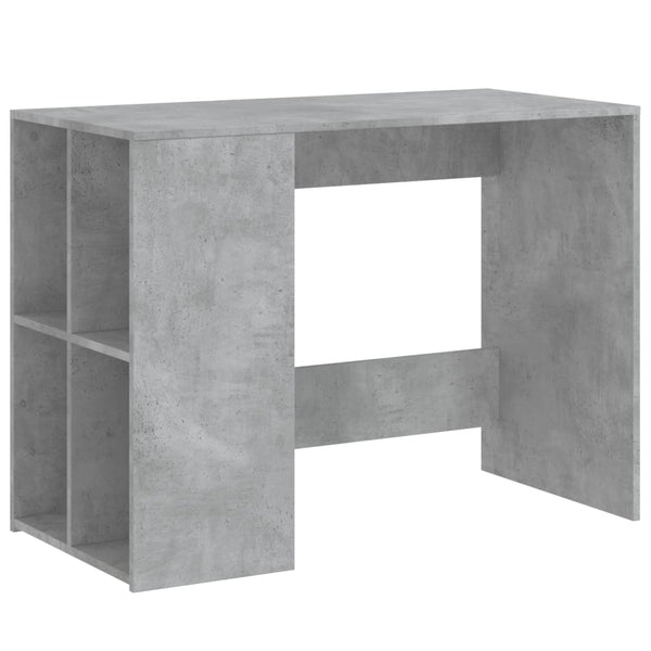 Betongrauer Schreibtisch Ivanisi 102x50x75cm (Holz)