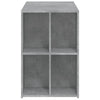 Betongrauer Schreibtisch Ivanisi 102x50x75cm (Holz)