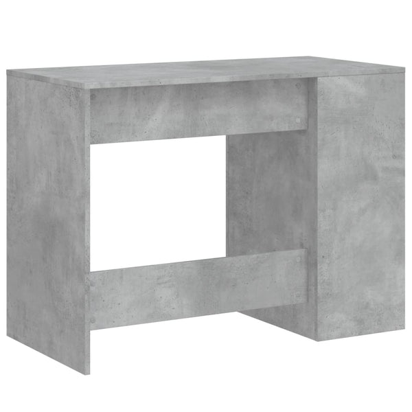 Betongrauer Schreibtisch Ivanisi 102x50x75cm (Holz)