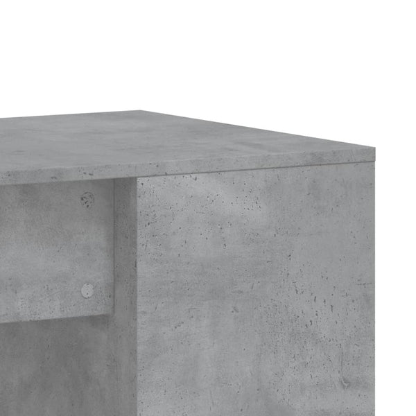 Betongrauer Schreibtisch Ivanisi 102x50x75cm (Holz)