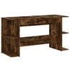 Schreibtisch geräucherte Eiche Adriela 140x50x75cm (Holz)