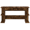 Schreibtisch geräucherte Eiche Adriela 140x50x75cm (Holz)