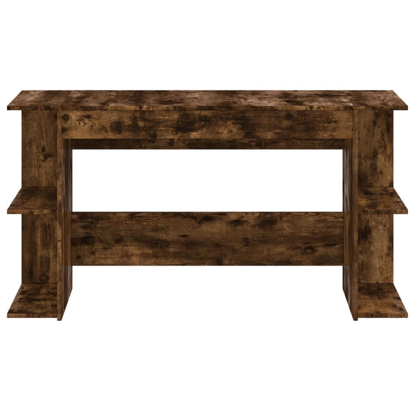 Schreibtisch geräucherte Eiche Adriela 140x50x75cm (Holz)