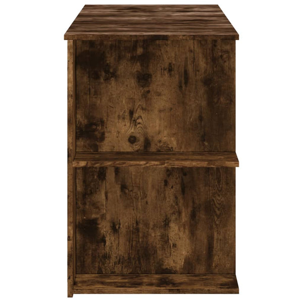 Schreibtisch geräucherte Eiche Adriela 140x50x75cm (Holz)