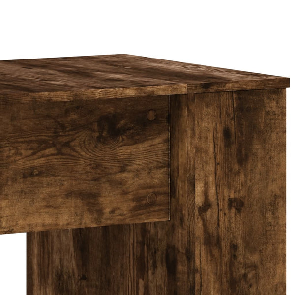 Schreibtisch geräucherte Eiche Adriela 140x50x75cm (Holz)