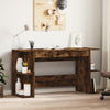 Schreibtisch geräucherte Eiche Adriela 140x50x75cm (Holz)