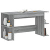 Grauer Schreibtisch Adriela 140x50x75cm (Holz)