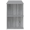 Grauer Schreibtisch Adriela 140x50x75cm (Holz)