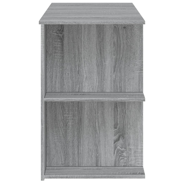 Grauer Schreibtisch Adriela 140x50x75cm (Holz)