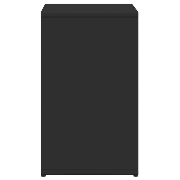 Schwarze Beistelltische Corduneanu 50x30x50 cm (2 Stück aus Holz)