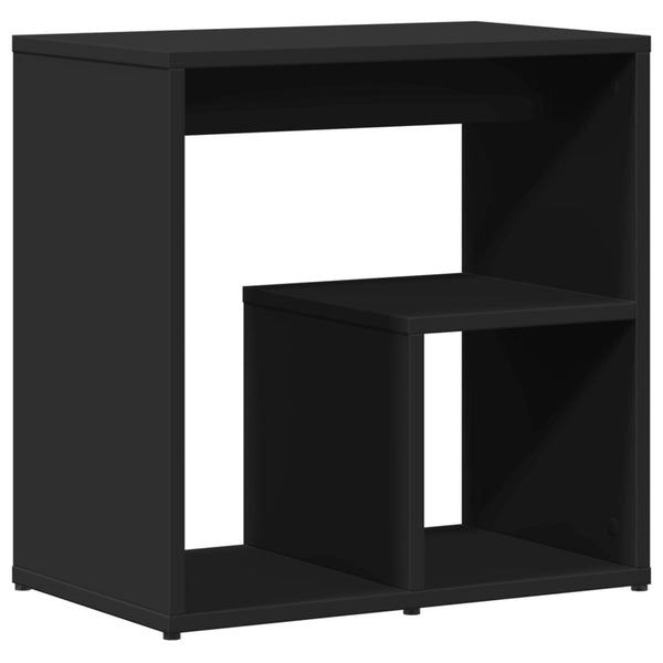 Schwarze Beistelltische Corduneanu 50x30x50 cm (2 Stück aus Holz)