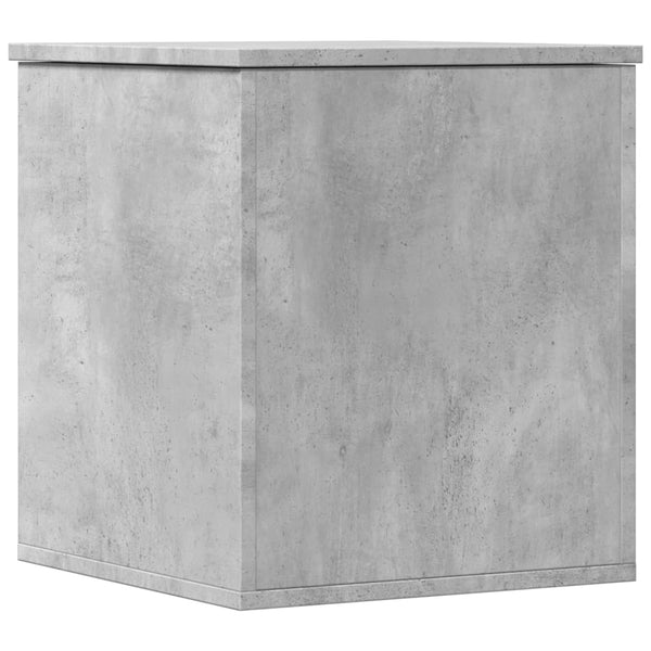 Betongraue Aufbewahrungsbox Cimbru 40x42x46cm (Holz)