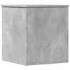 Betongraue Aufbewahrungsbox Cimbru 40x42x46cm (Holz)