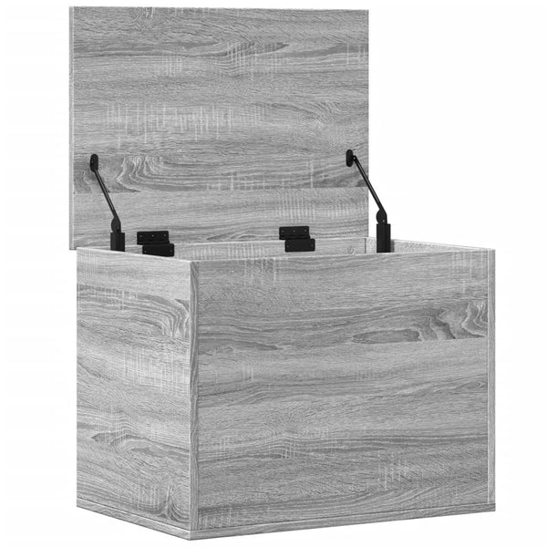 Graue Aufbewahrungsbox Cimbru 60x42x46cm (Holz)