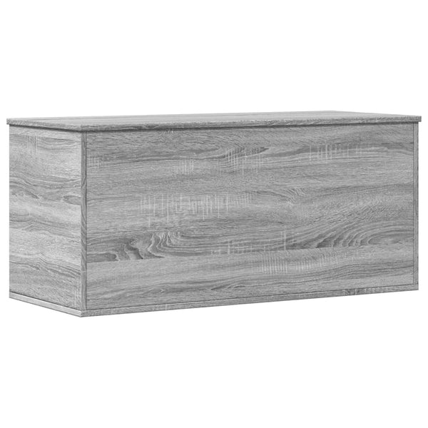 Graue Aufbewahrungsbox Cimbru 100x42x46cm (Holz)