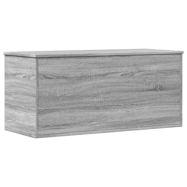 Graue Aufbewahrungsbox Cimbru 100x42x46cm (Holz)
