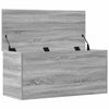 Graue Aufbewahrungsbox Cimbru 100x42x46cm (Holz)