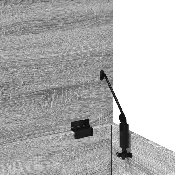 Graue Aufbewahrungsbox Cimbru 100x42x46cm (Holz)