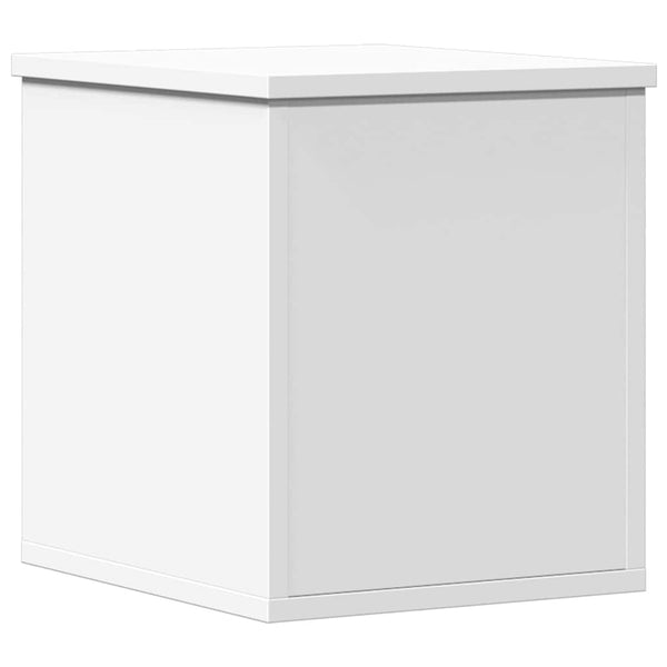 Weiße Aufbewahrungsbox Cimbru 30x35x35cm (Holz)