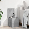 Betongraue Aufbewahrungsbox Cimbru 30x35x35cm (Holz)