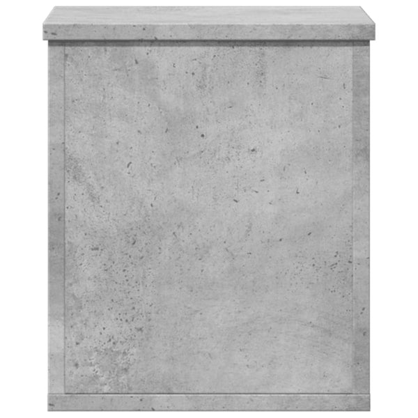 Betongraue Aufbewahrungsbox Cimbru 30x35x35cm (Holz)