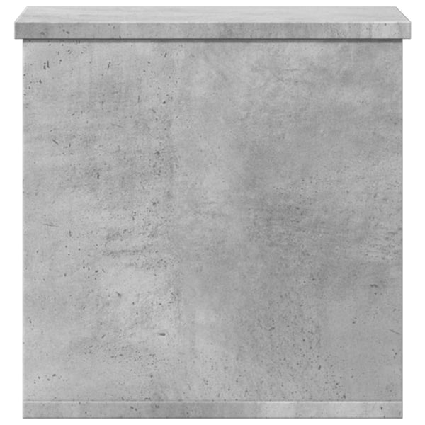 Betongraue Aufbewahrungsbox Cimbru 30x35x35cm (Holz)