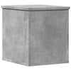 Betongraue Aufbewahrungsbox Cimbru 30x35x35cm (Holz)
